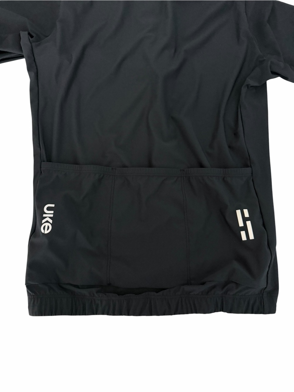 UKE Black Sky Cycling Jersey Road Bike UPF50+ YKK 3 Pocket men's xs - Picture 4 of 11